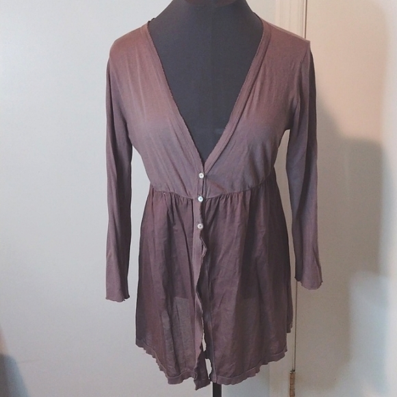Velvet by Graham & Spencer lightweight top/jacket Size L - Picture 1 of 7